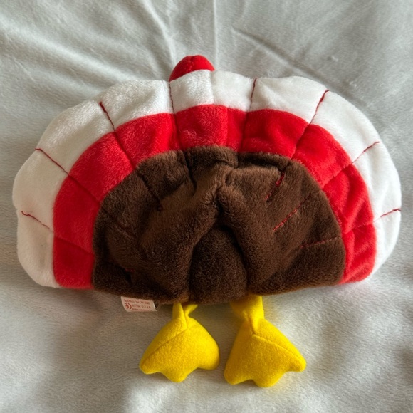 Gobbles the Turkey TY Beanie Baby - Picture 3 of 7